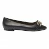 Sandler Lacey Black Glove Flat Shoes
