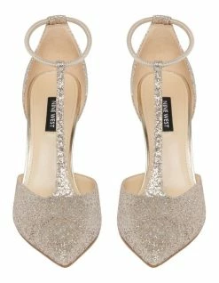 Nine West Breezy Gold Pumps -Deals Shoes Store 901213210 3 720x928