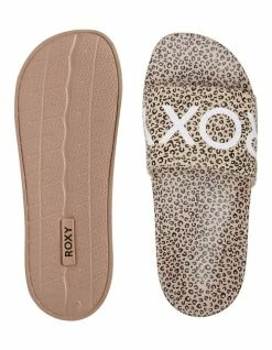 Roxy Slippy Beige Slides -Deals Shoes Store 901898200 3 720x928