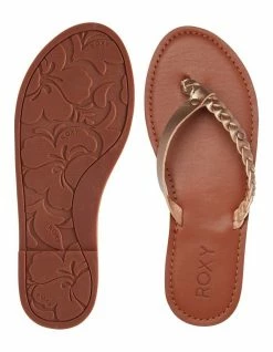 Roxy Livia Bronze Thongs -Deals Shoes Store 901898290 3 720x928