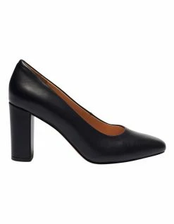 Sandler Amber Black Glove Heeled Shoes