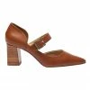 Jane Debster Giselle Cognac Glove Heeled Shoes