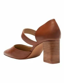 Jane Debster Giselle Cognac Glove Heeled Shoes -Deals Shoes Store 902163070 6 720x928