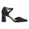 Jane Debster Gwyneth Black Glove Heeled Shoes