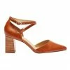 Jane Debster Gwyneth Cognac Glove Heeled Shoes