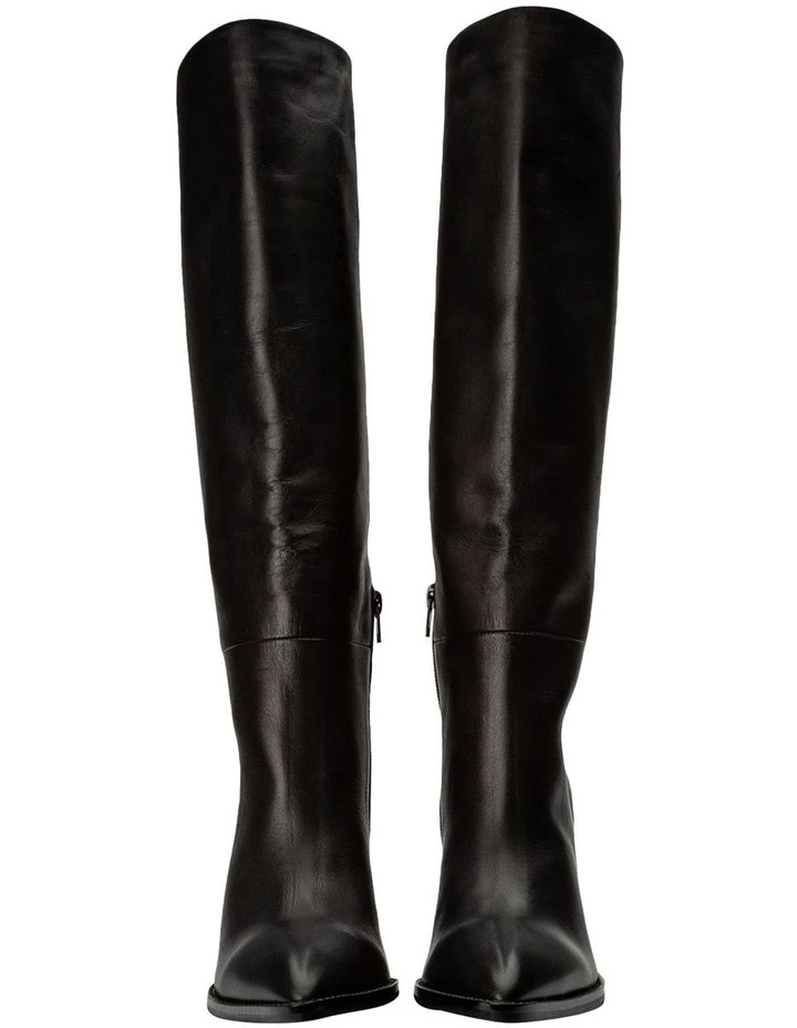 Tony Bianco Skyla Black Como Boots 2 Tony Bianco Skyla Black Como Boots - Image 2