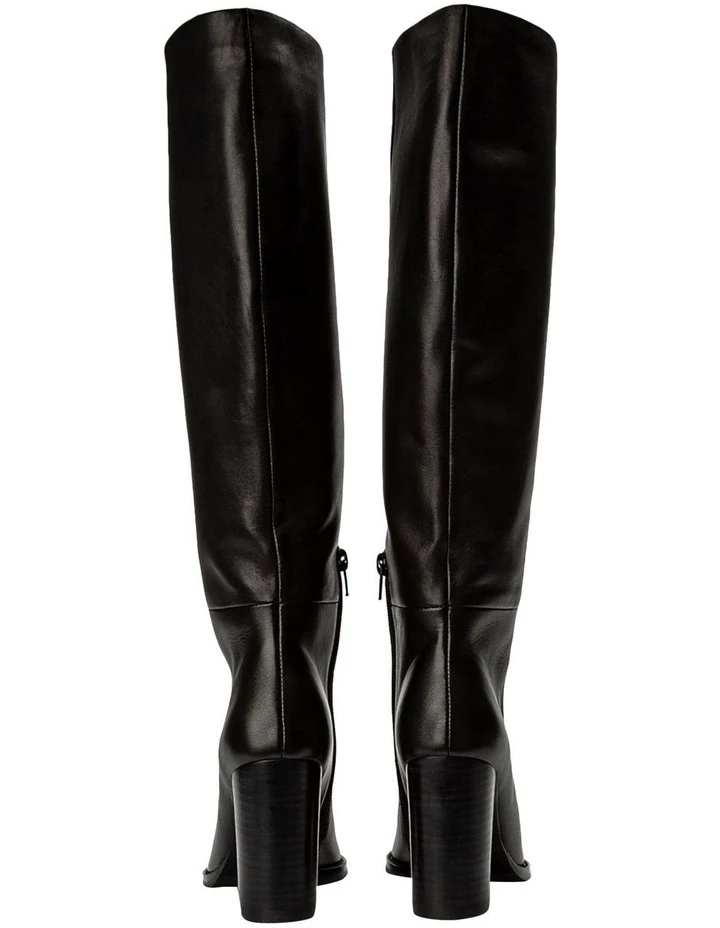 Tony Bianco Skyla Black Como Boots 3 Tony Bianco Skyla Black Como Boots - Image 3