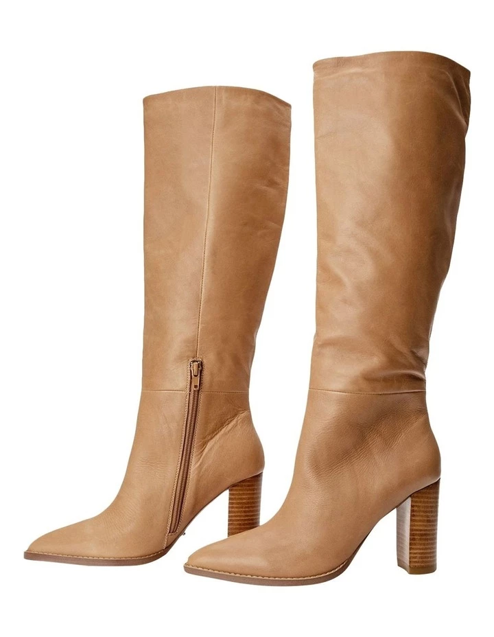 Tony Bianco Skyla Caramel Venice Boots 2 Tony Bianco Skyla Caramel Venice Boots - Image 2