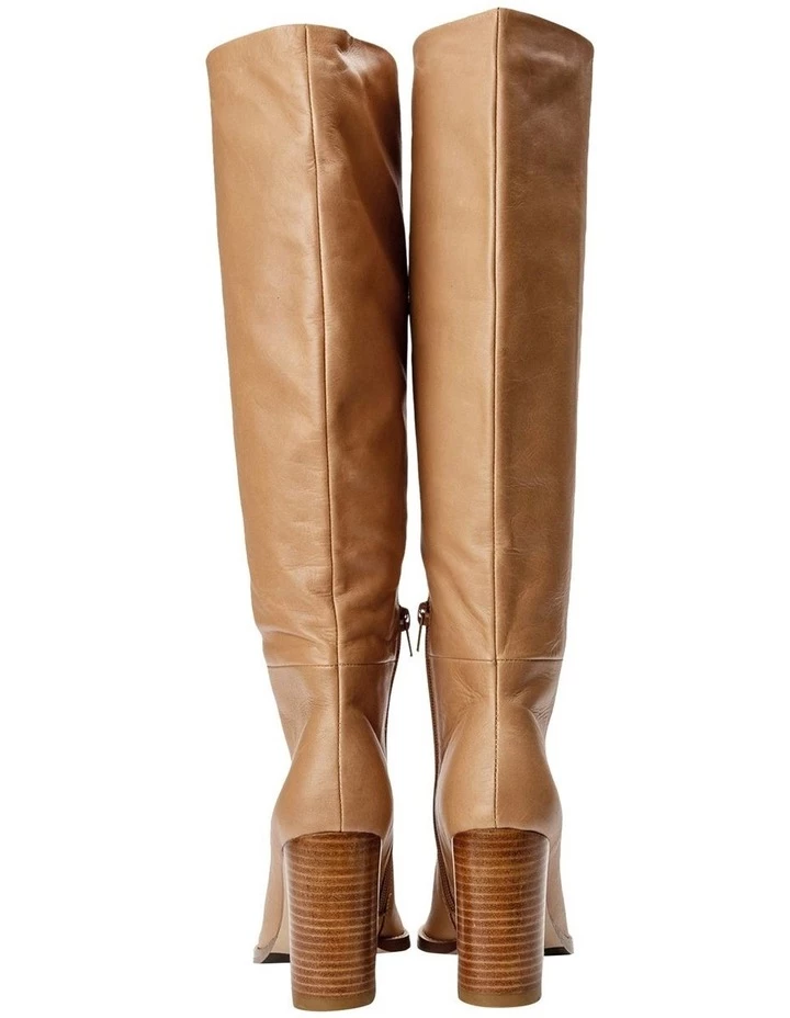 Tony Bianco Skyla Caramel Venice Boots 4 Tony Bianco Skyla Caramel Venice Boots - Image 4