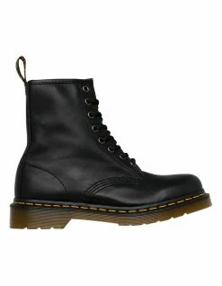 Dr Martens 8 Eye Nappa Black Combat Boot